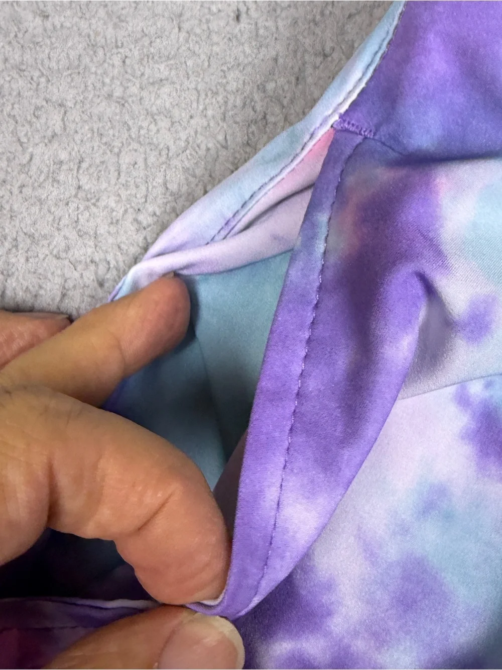 Huk Swim Trunks Men’s Large in Pink, Purple & Teal Tie-Dye Lined Beach Pool